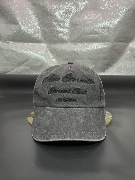 Âme Éternelle Hat – Washed Black