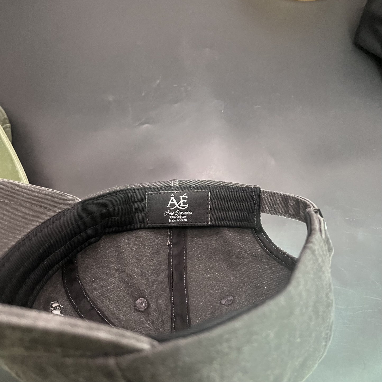 Âme Éternelle Hat – Washed Black