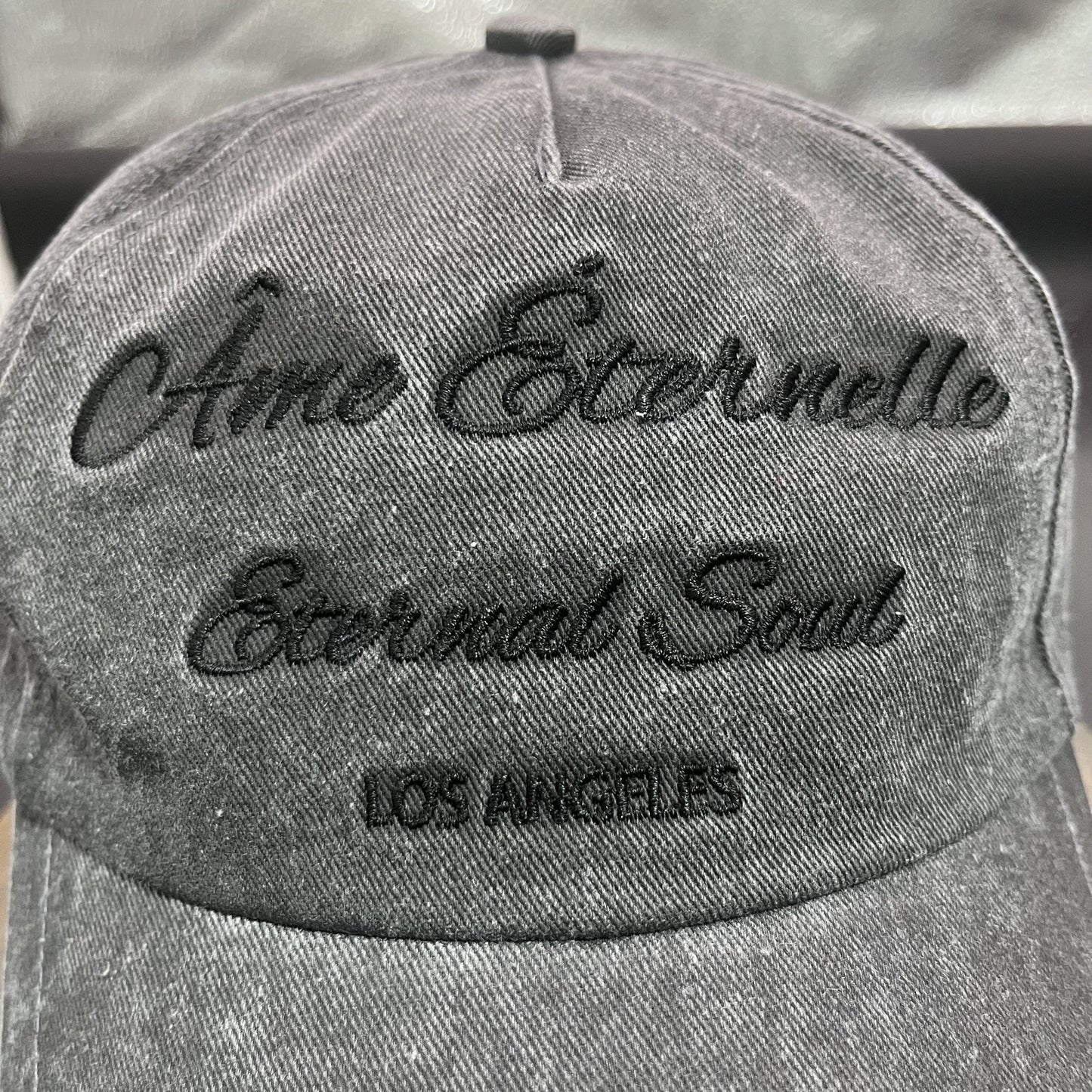 Âme Éternelle Hat – Washed Black